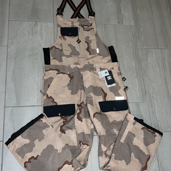 🔥 DC 15K PLATOON BIB SNOW PANT FOR MEN CAMO PRINT NWT 🔥 - Picture 11 of 15